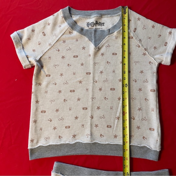 Warner Bros. Harry Potter Gray Kids Pajamas set size M FREE SHIPPING - Picture 4 of 10